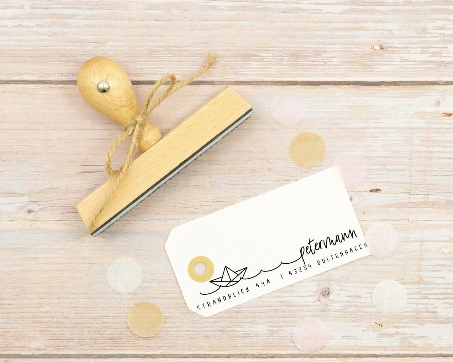 Personalisierter Adressstempel "Boltenhagen" - IN LOVE WITH PAPER