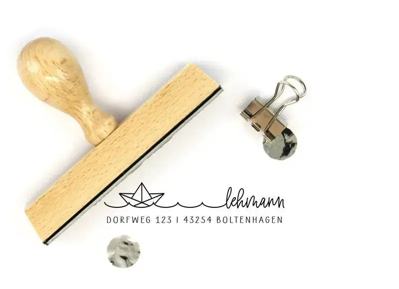 Personalisierter Adressstempel "Boltenhagen" - IN LOVE WITH PAPER