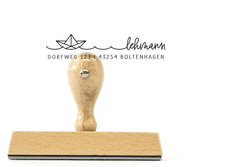 Personalisierter Adressstempel "Boltenhagen" - IN LOVE WITH PAPER