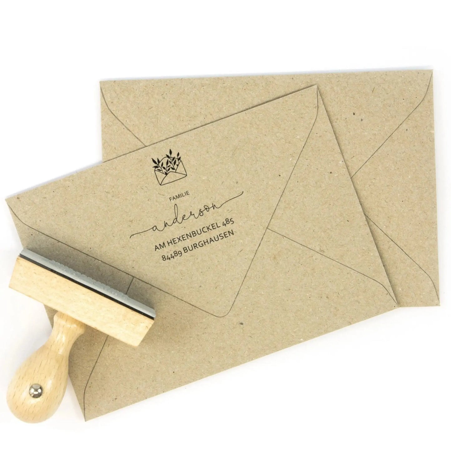 Personalisierter Adressstempel "Burghausen" - IN LOVE WITH PAPER
