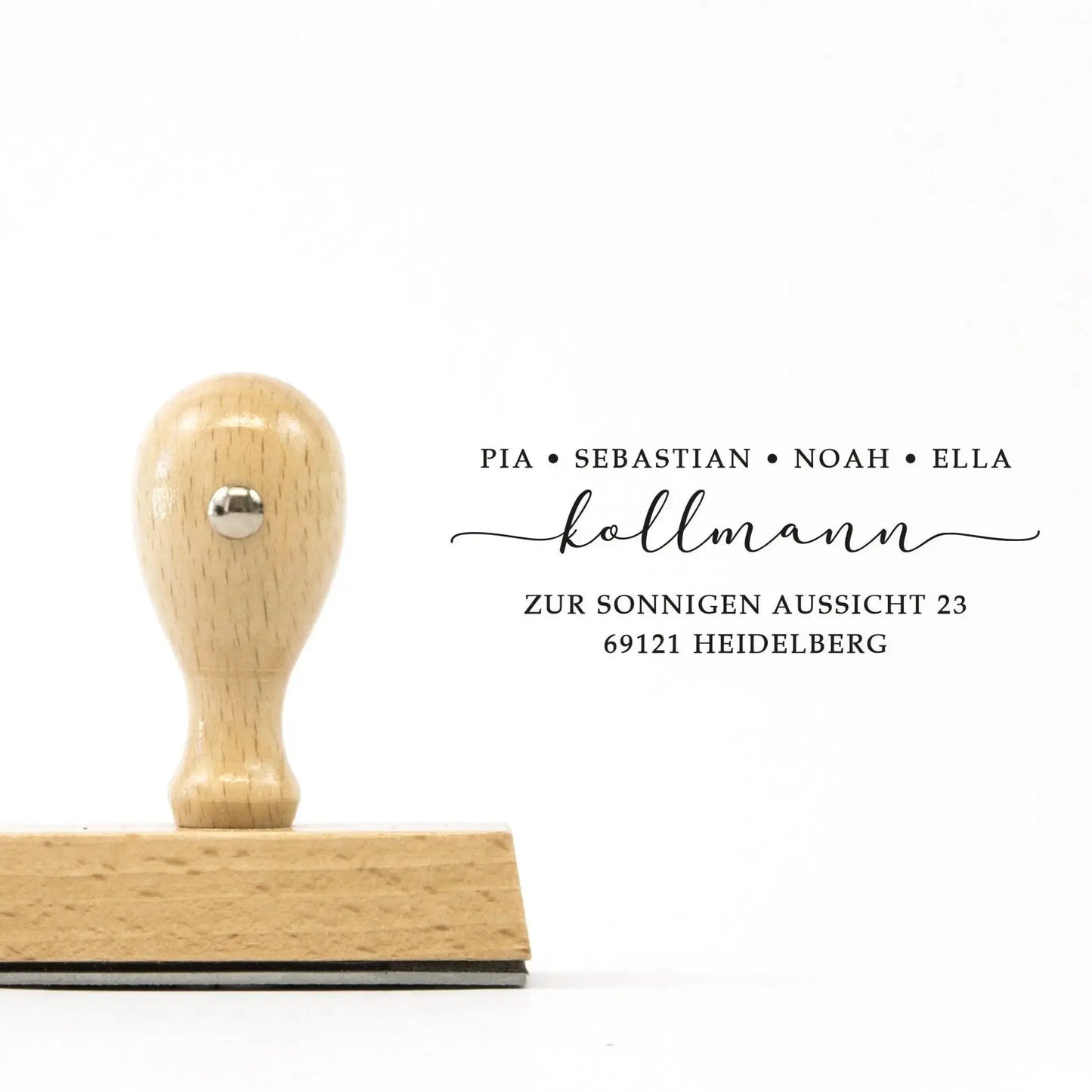Personalisierter Adressstempel "Heidelberg" - IN LOVE WITH PAPER