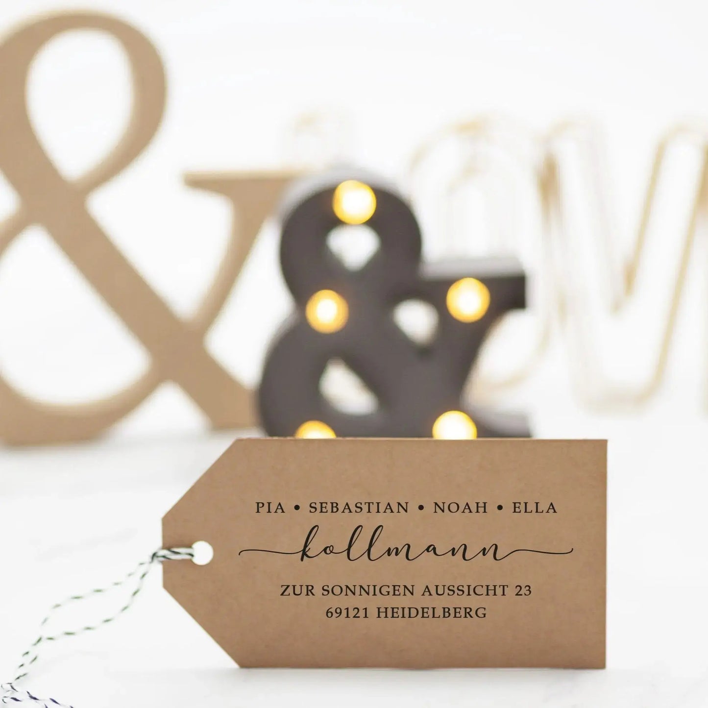 Personalisierter Adressstempel "Heidelberg" - IN LOVE WITH PAPER
