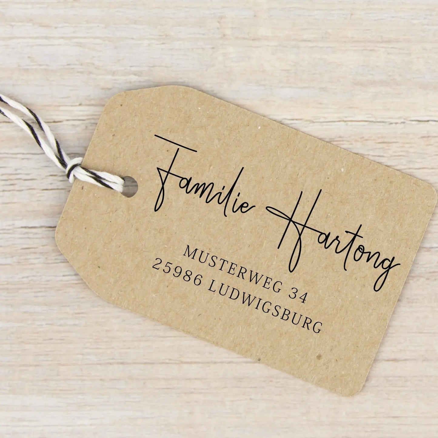 Personalisierter Adressstempel "Ludwigsburg" - IN LOVE WITH PAPER