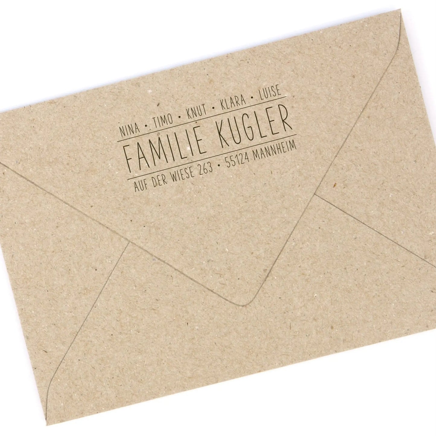 Personalisierter Adressstempel "Mannheim" - IN LOVE WITH PAPER