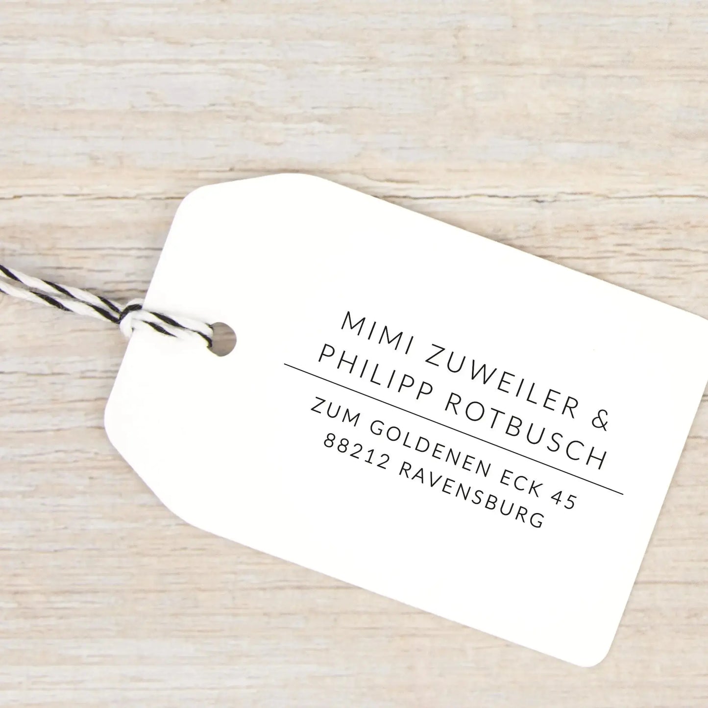 Personalisierter Adressstempel "Ravensburg" - IN LOVE WITH PAPER