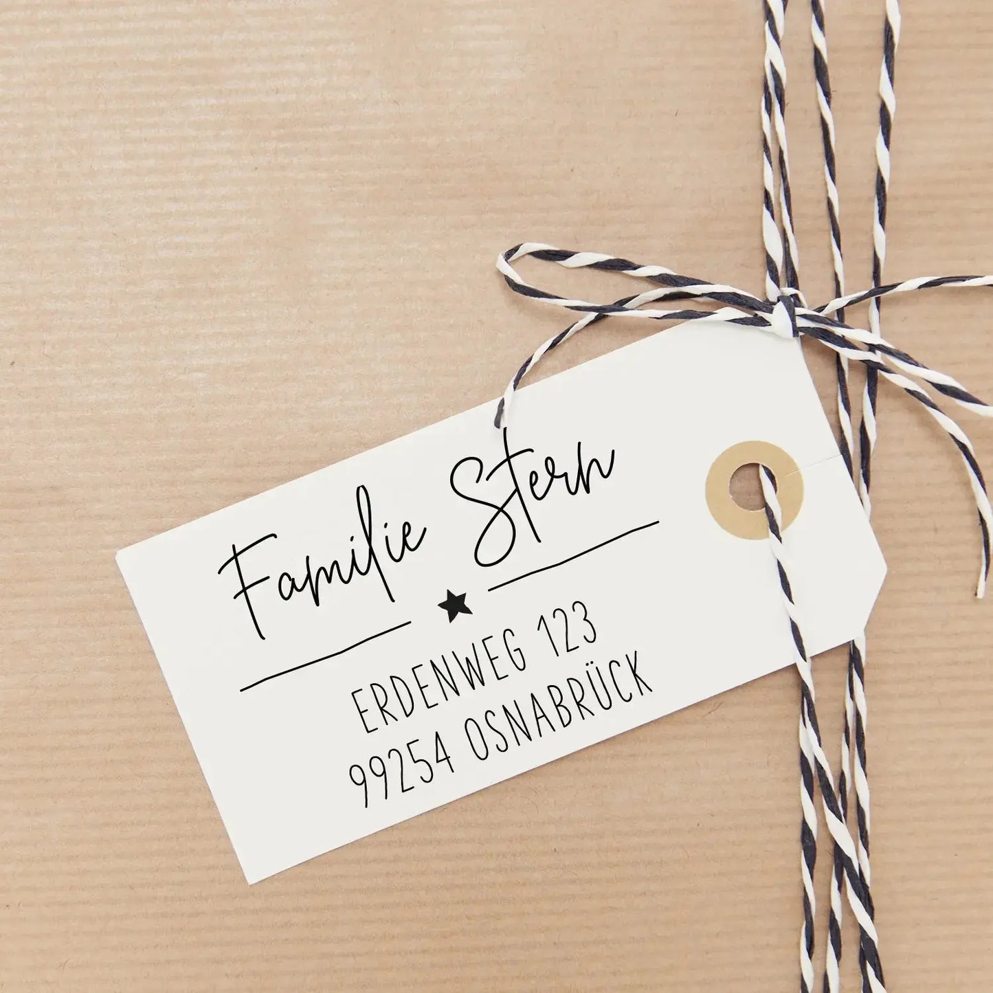 Personalisierter Adressstempel "Starnberg" - IN LOVE WITH PAPER