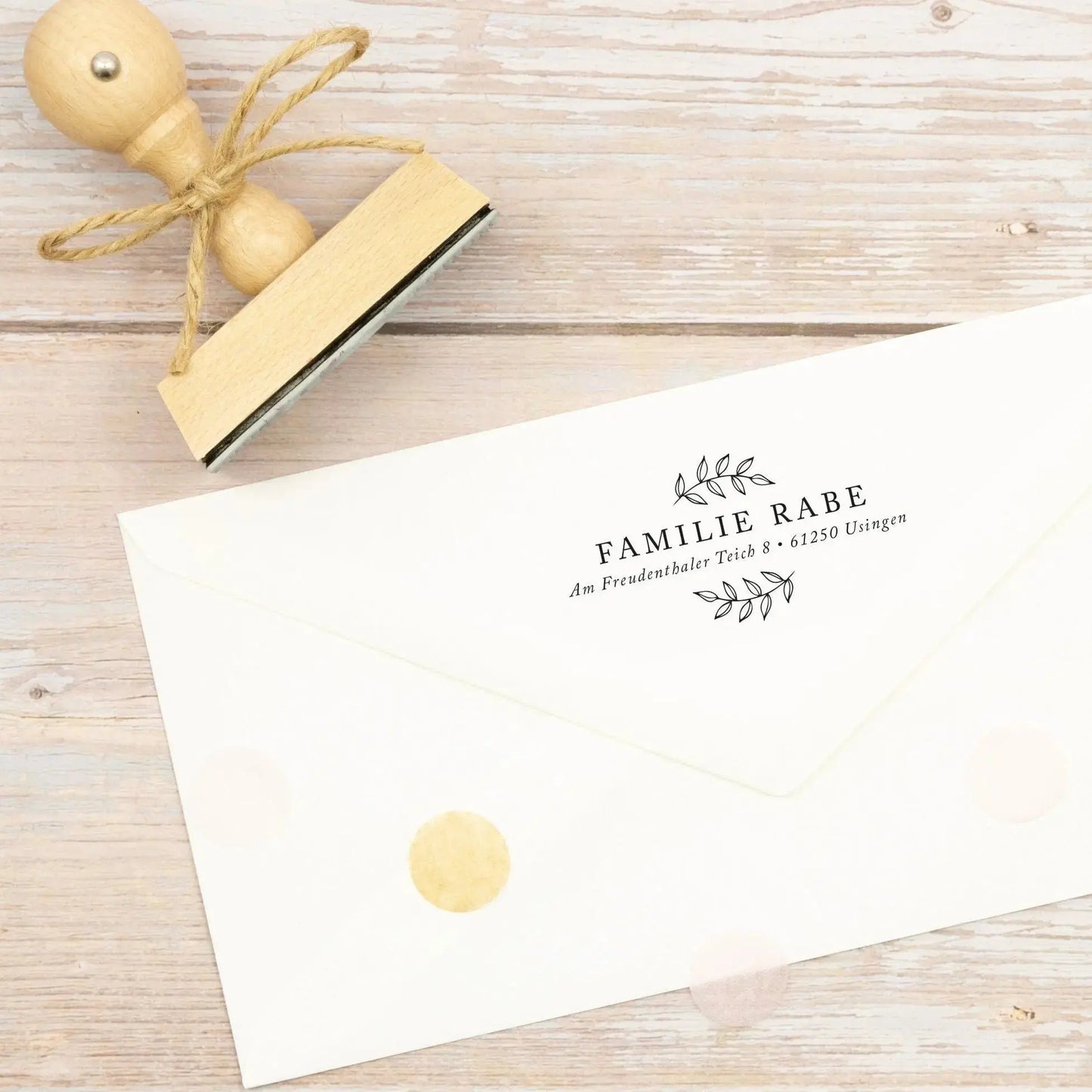 Personalisierter Adressstempel "Usingen" - IN LOVE WITH PAPER
