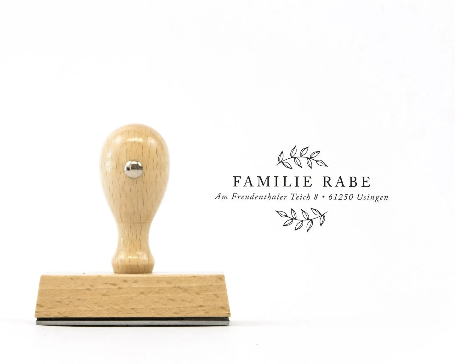 Personalisierter Adressstempel "Usingen" - IN LOVE WITH PAPER