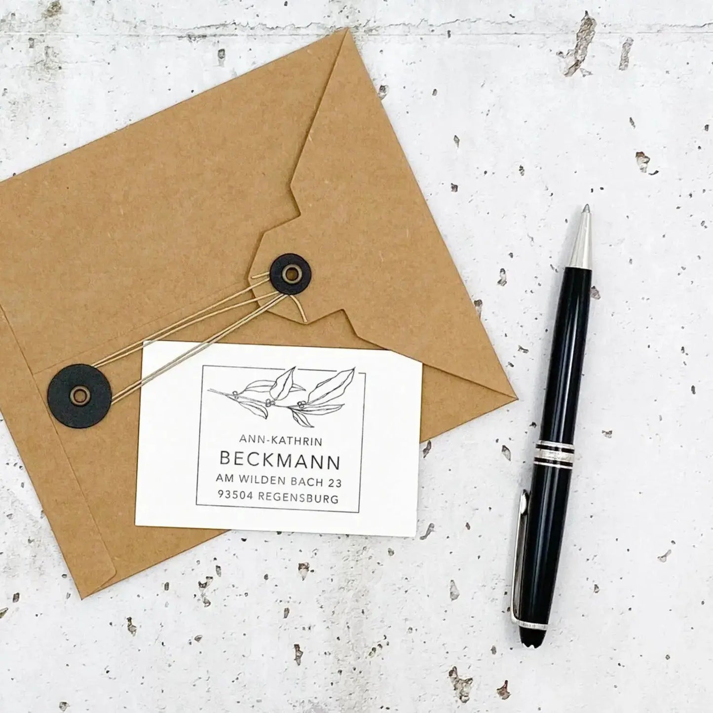 Personalisierter Stempel "Regensburg" - IN LOVE WITH PAPER