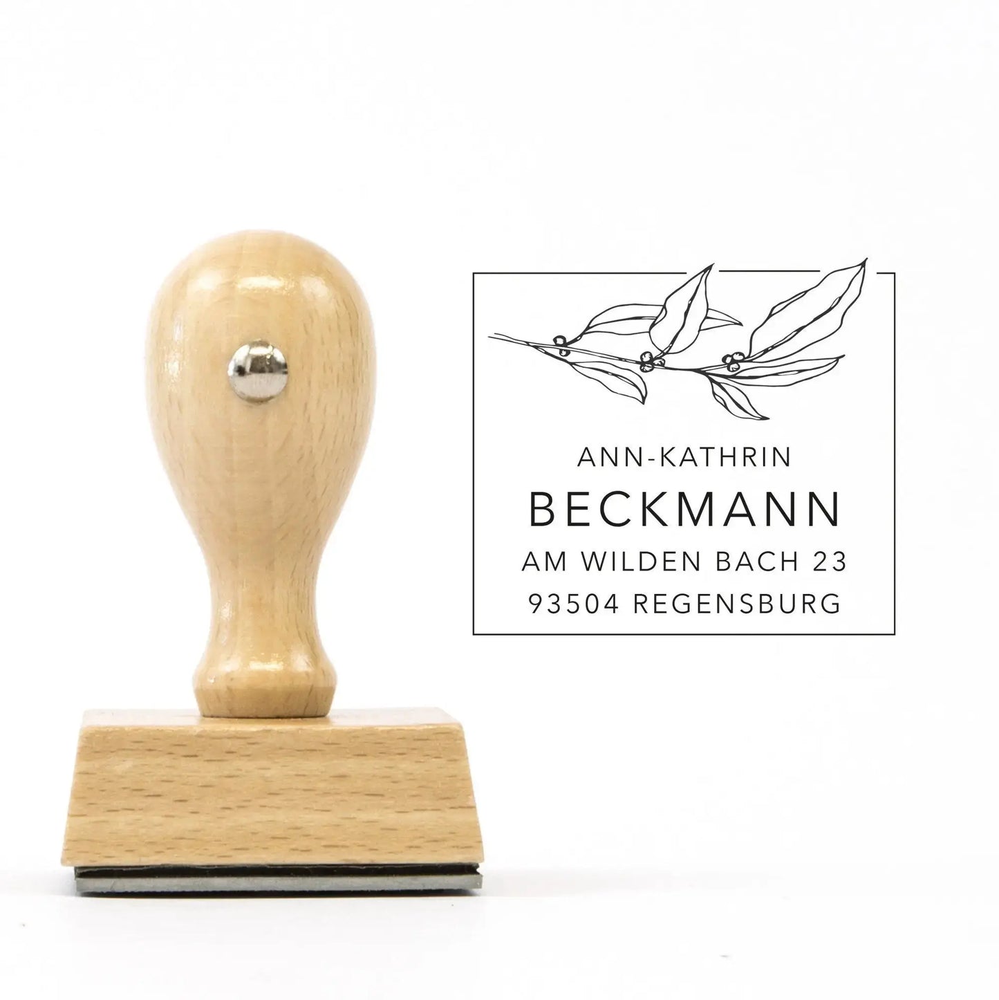 Personalisierter Stempel "Regensburg" - IN LOVE WITH PAPER