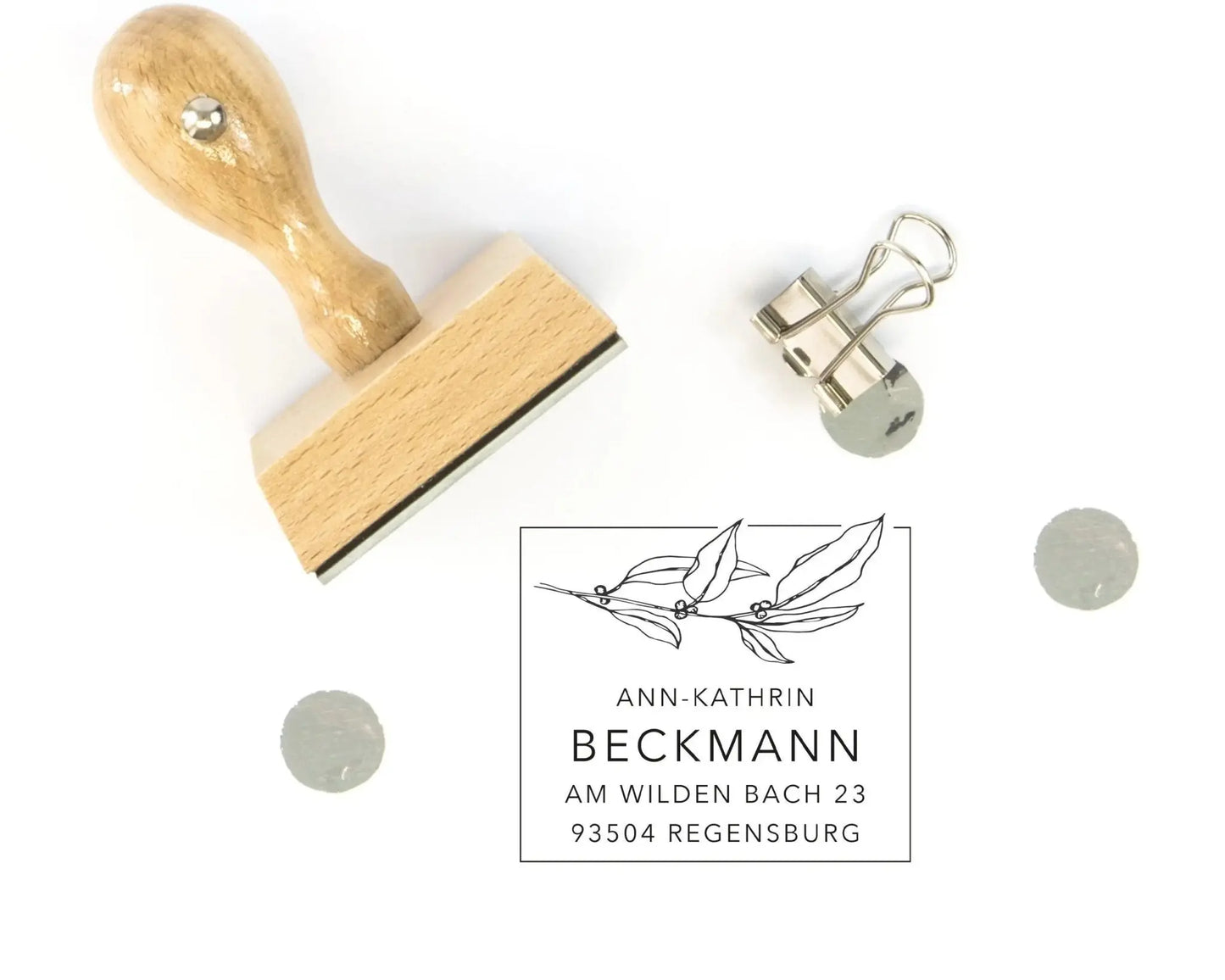Personalisierter Stempel "Regensburg" - IN LOVE WITH PAPER