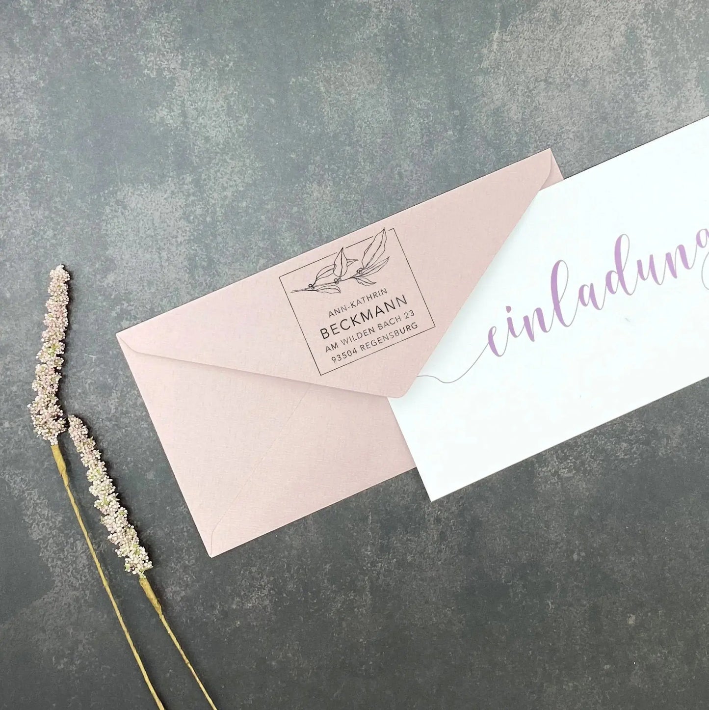Personalisierter Stempel "Regensburg" - IN LOVE WITH PAPER