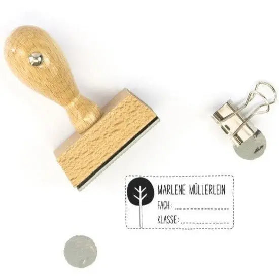 Schulstempel "Baumschule" - IN LOVE WITH PAPER