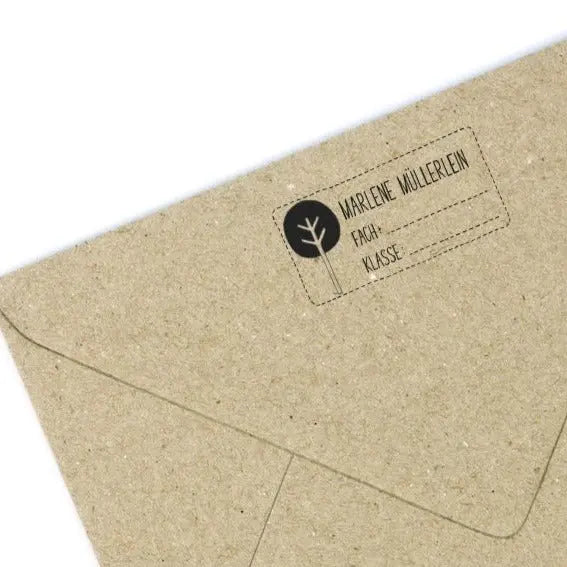 Schulstempel "Baumschule" - IN LOVE WITH PAPER