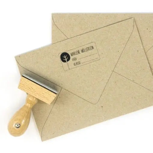 Schulstempel "Baumschule" - IN LOVE WITH PAPER