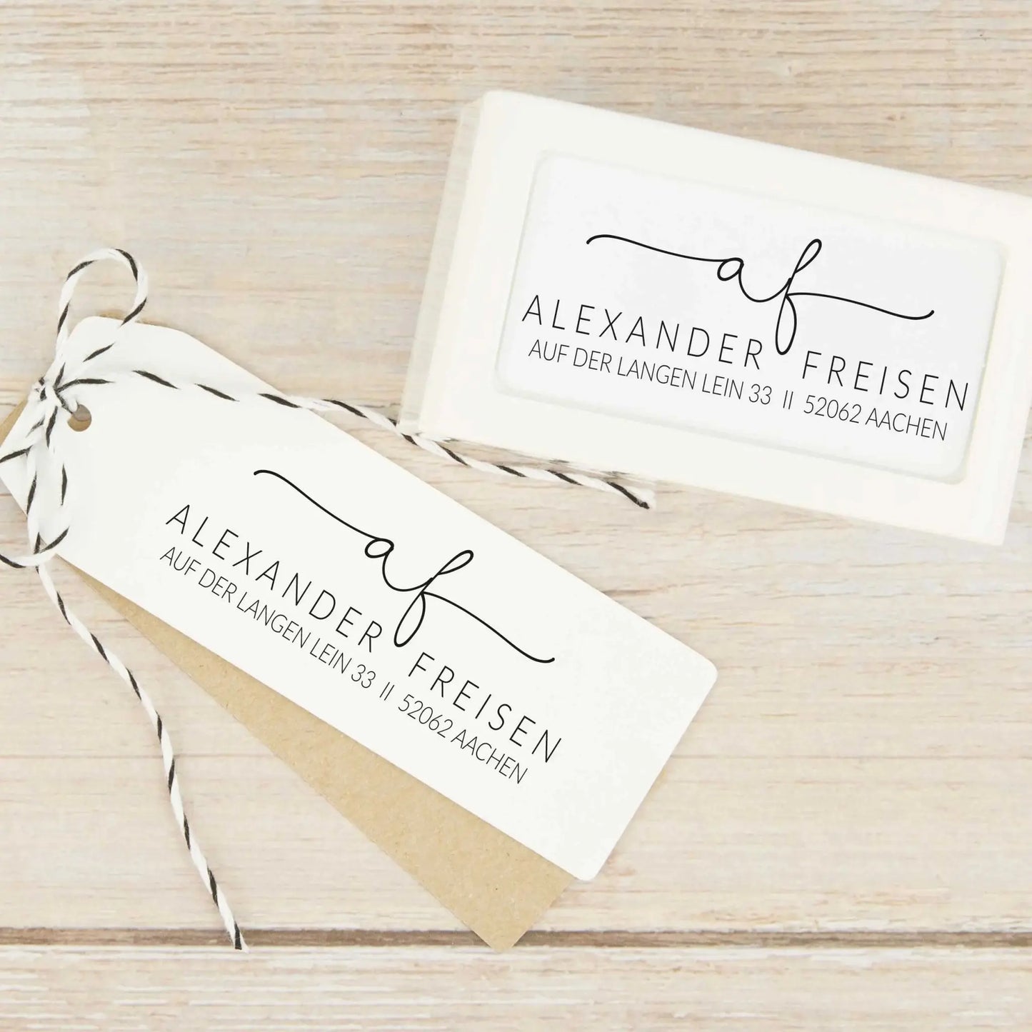 Selbstfärbestempel "Aachen" (Flash-Stempel) - IN LOVE WITH PAPER