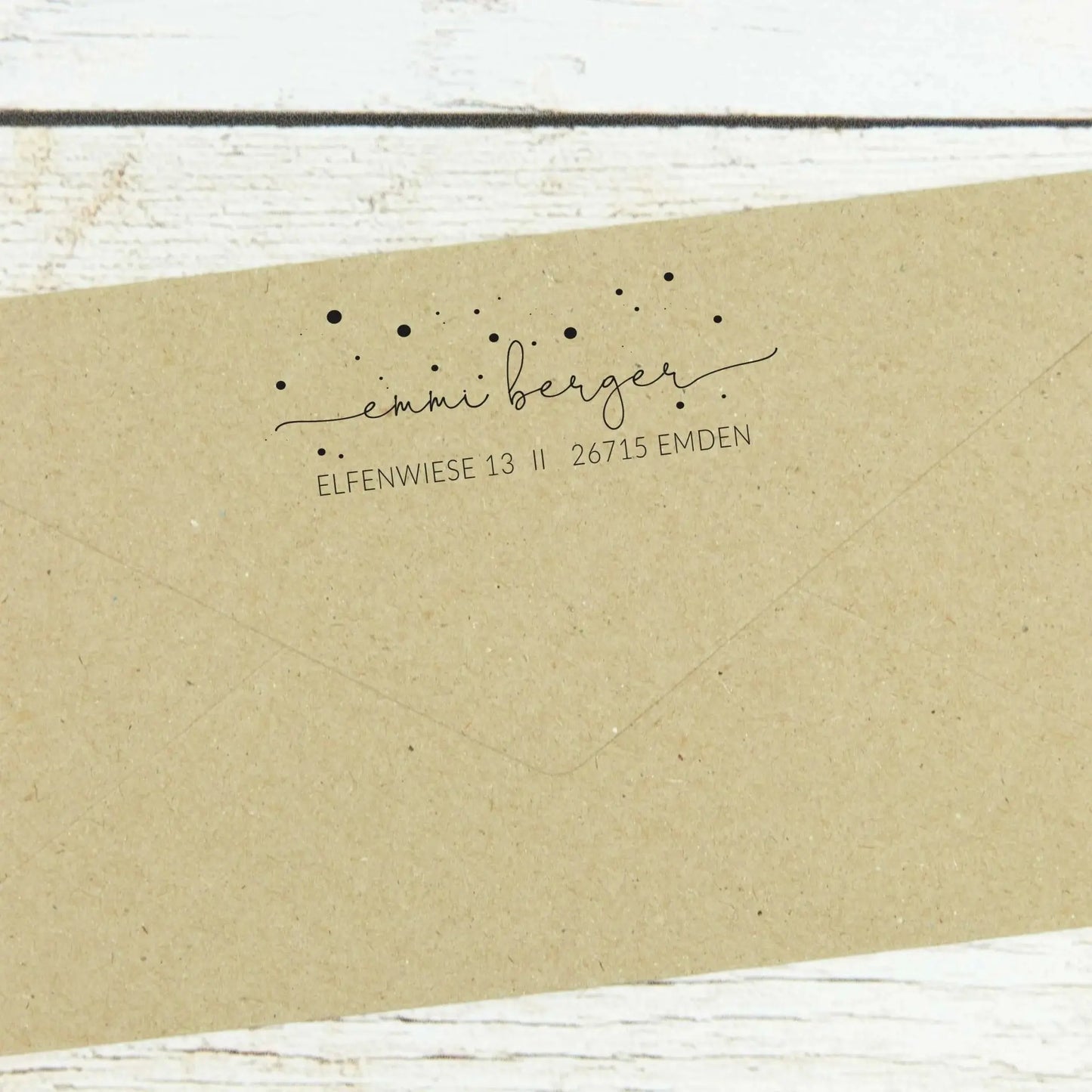 Selbstfärbestempel "Emden" (Flash-Stempel) - IN LOVE WITH PAPER