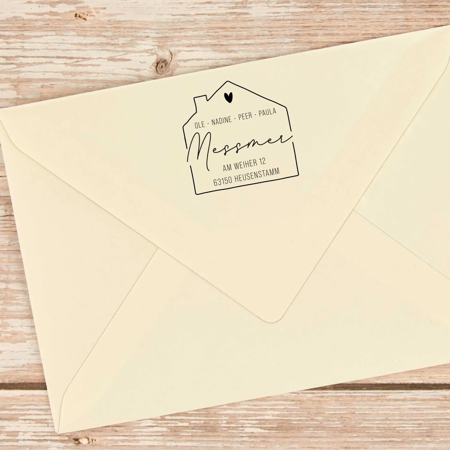 Selbstfärbestempel "Heusenstamm" (Flash-Stempel) - IN LOVE WITH PAPER