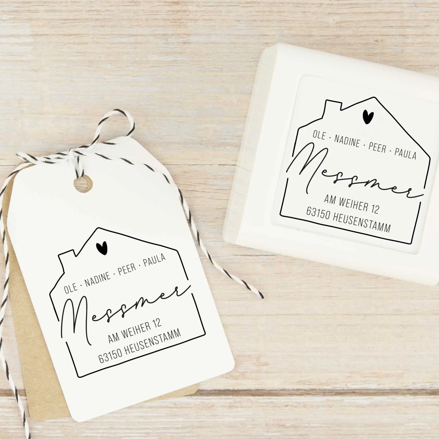 Selbstfärbestempel "Heusenstamm" (Flash-Stempel) - IN LOVE WITH PAPER