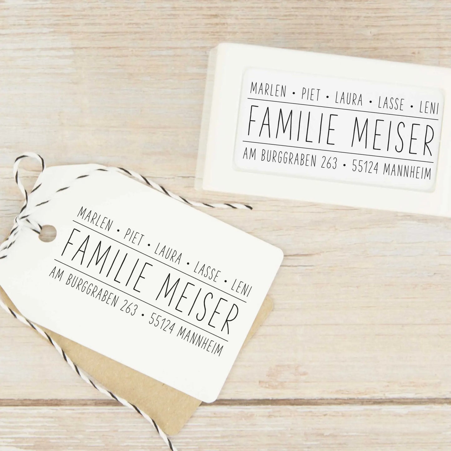 Selbstfärbestempel "Mannheim" (Flash-Stempel) - IN LOVE WITH PAPER
