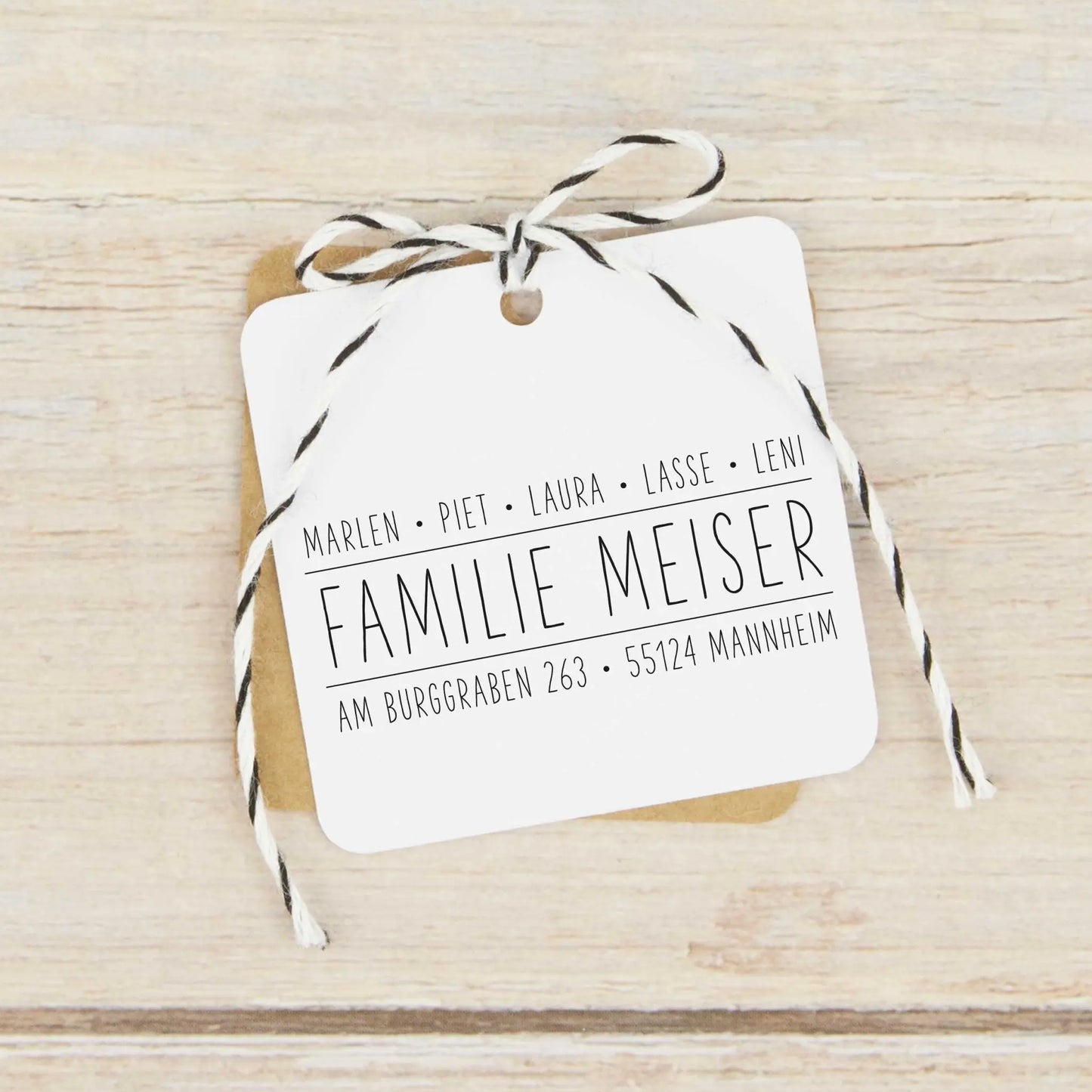 Selbstfärbestempel "Mannheim" (Flash-Stempel) - IN LOVE WITH PAPER