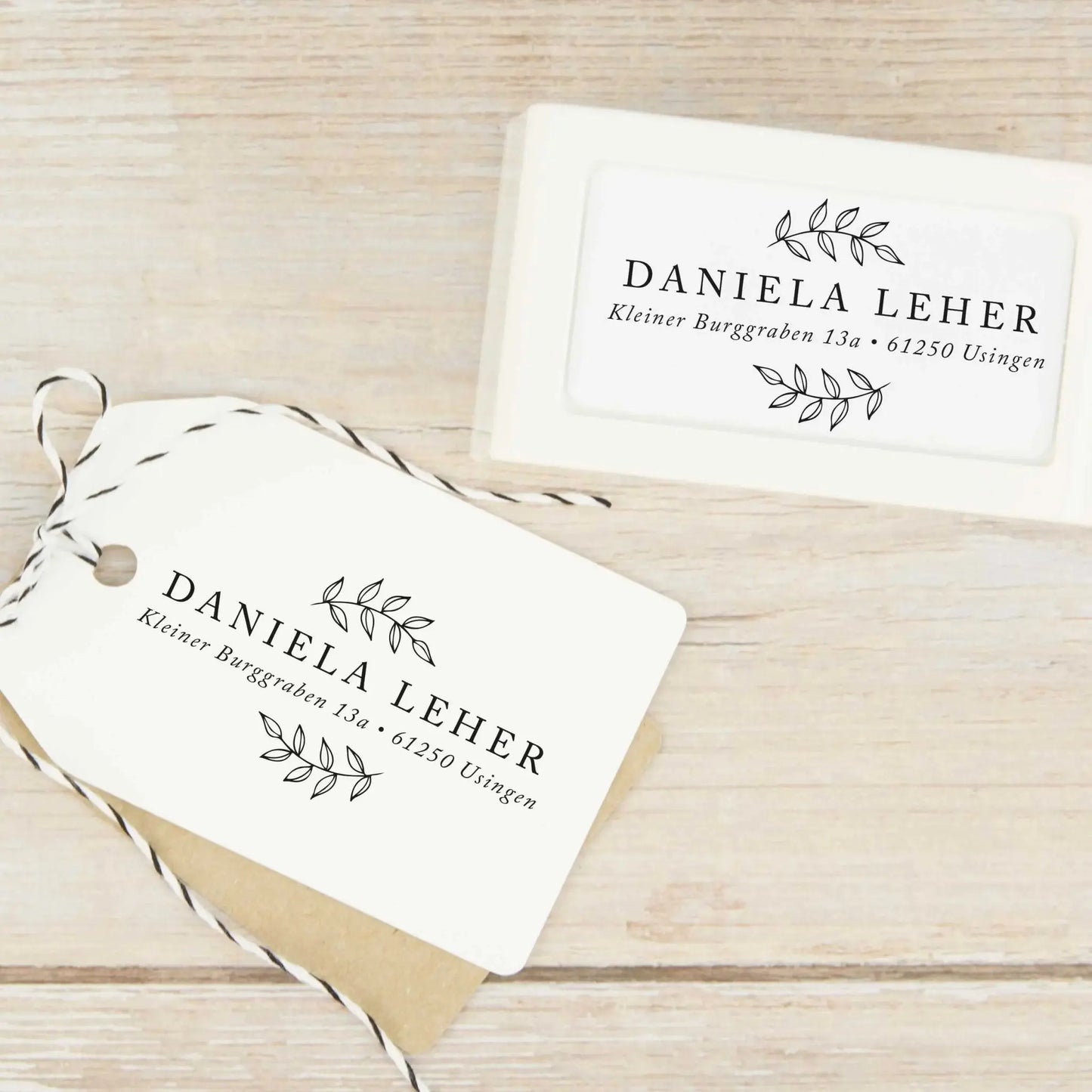 Selbstfärbestempel "Usingen" (Flash-Stempel) - IN LOVE WITH PAPER