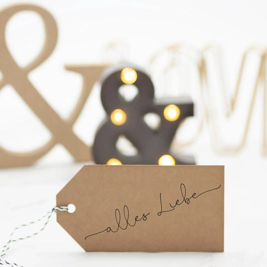 Stempel "alles Liebe" - IN LOVE WITH PAPER