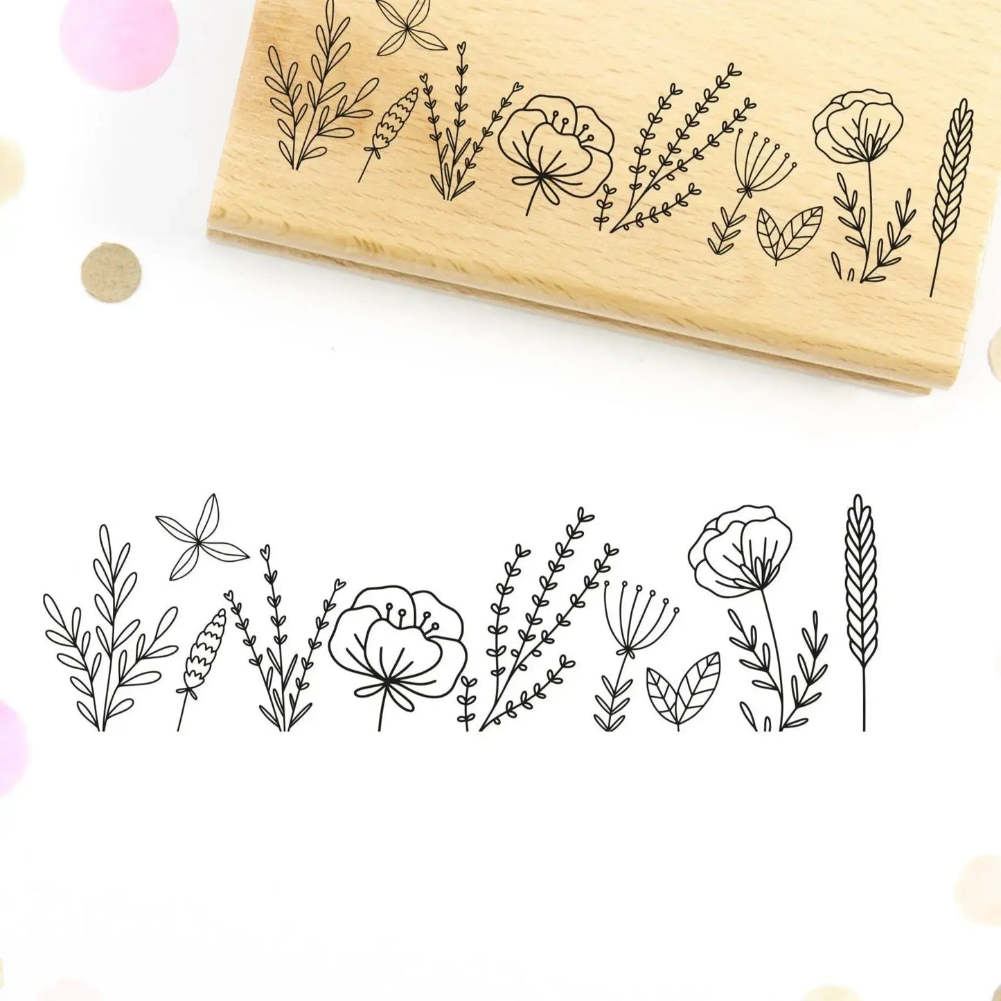 Stempel "Blumenbordüre" - IN LOVE WITH PAPER