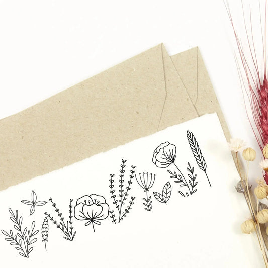 Stempel "Blumenbordüre" - IN LOVE WITH PAPER