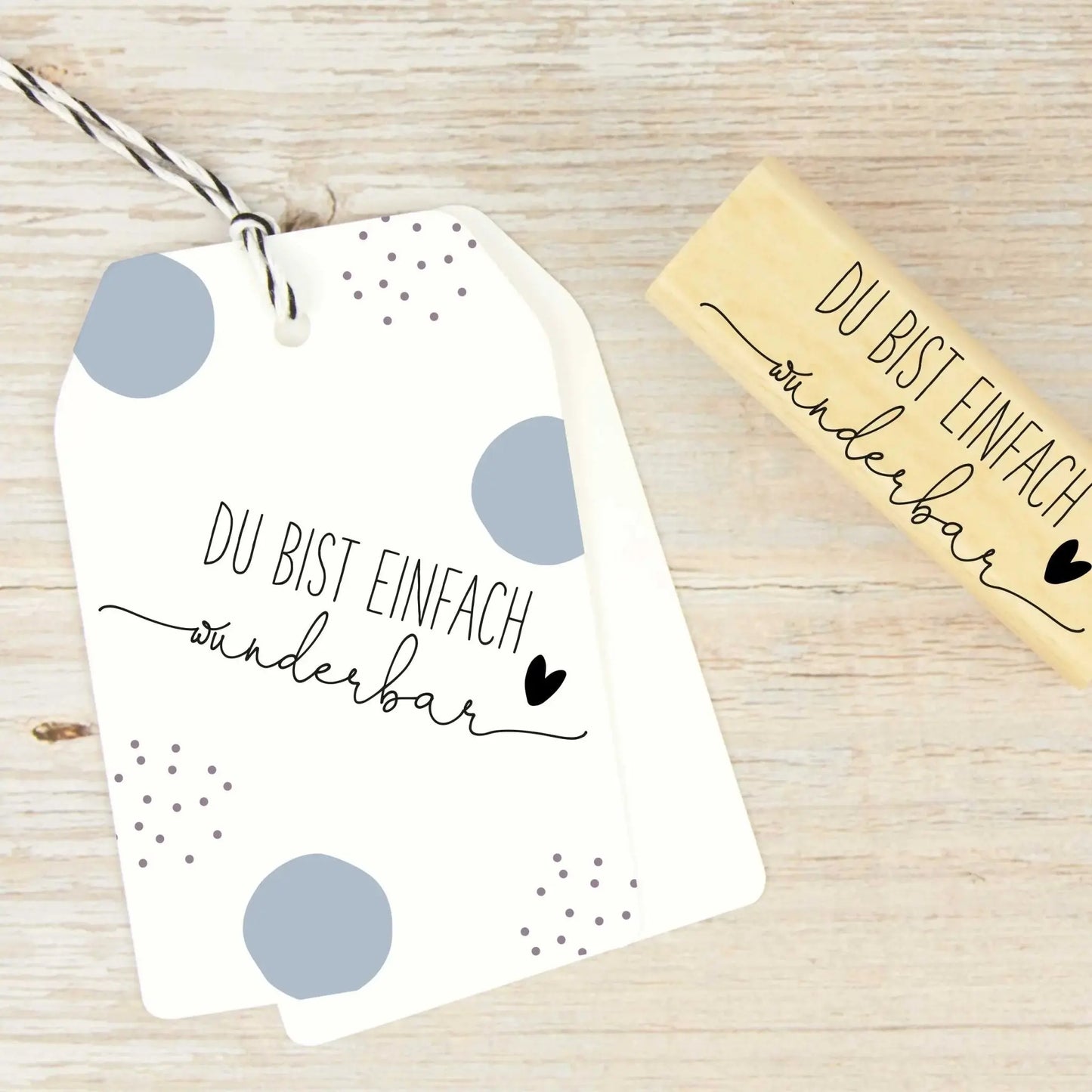 Stempel "Du bist einfach wunderbar" - IN LOVE WITH PAPER