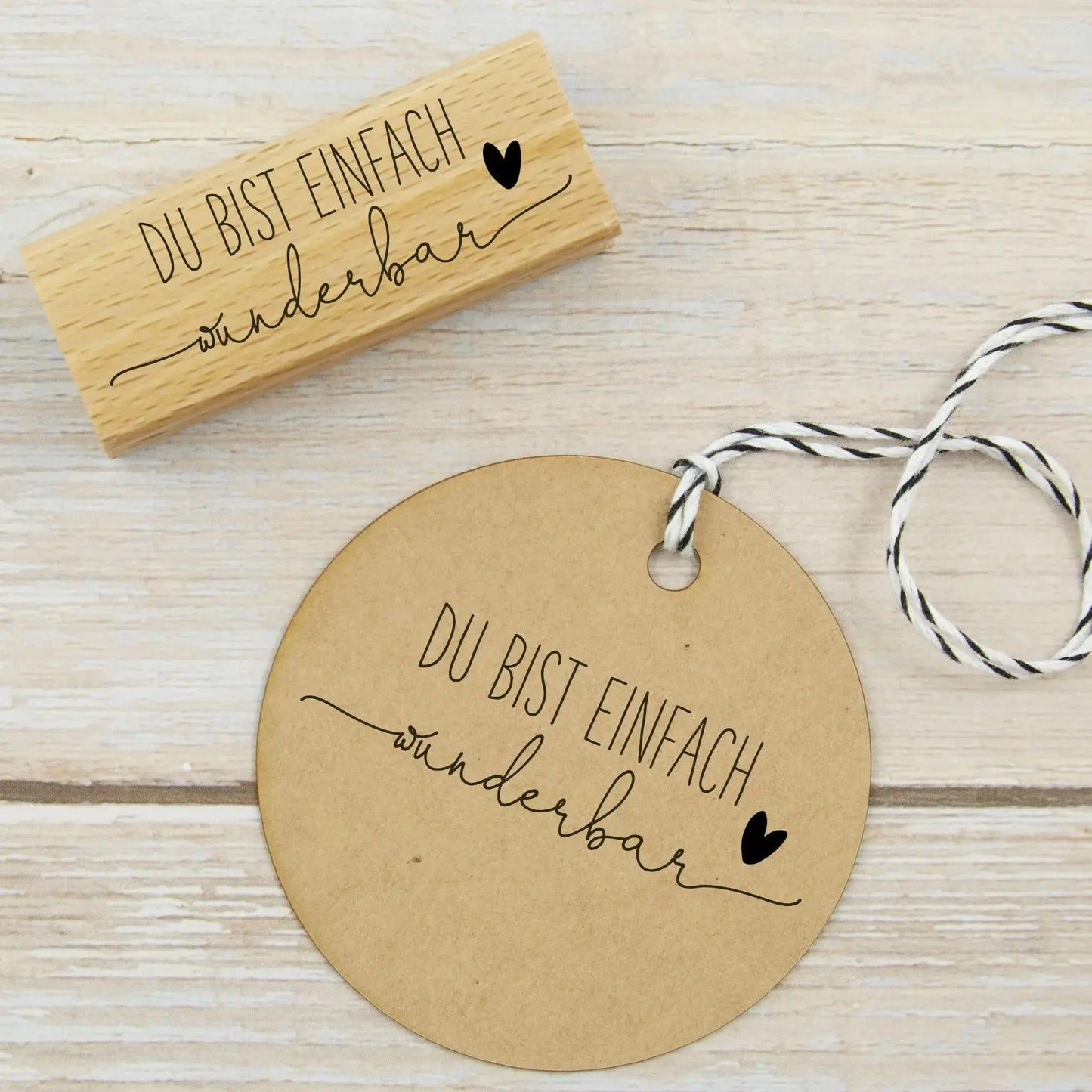 Stempel "Du bist einfach wunderbar" - IN LOVE WITH PAPER