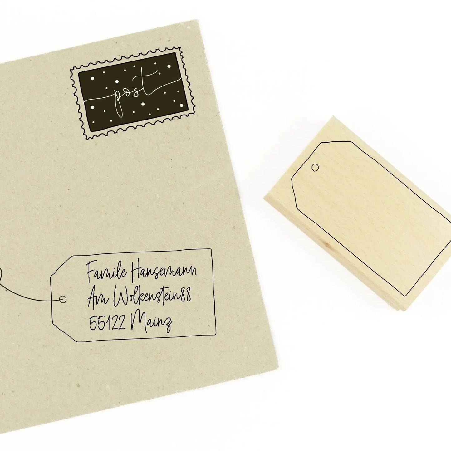 Stempel Etikett - IN LOVE WITH PAPER