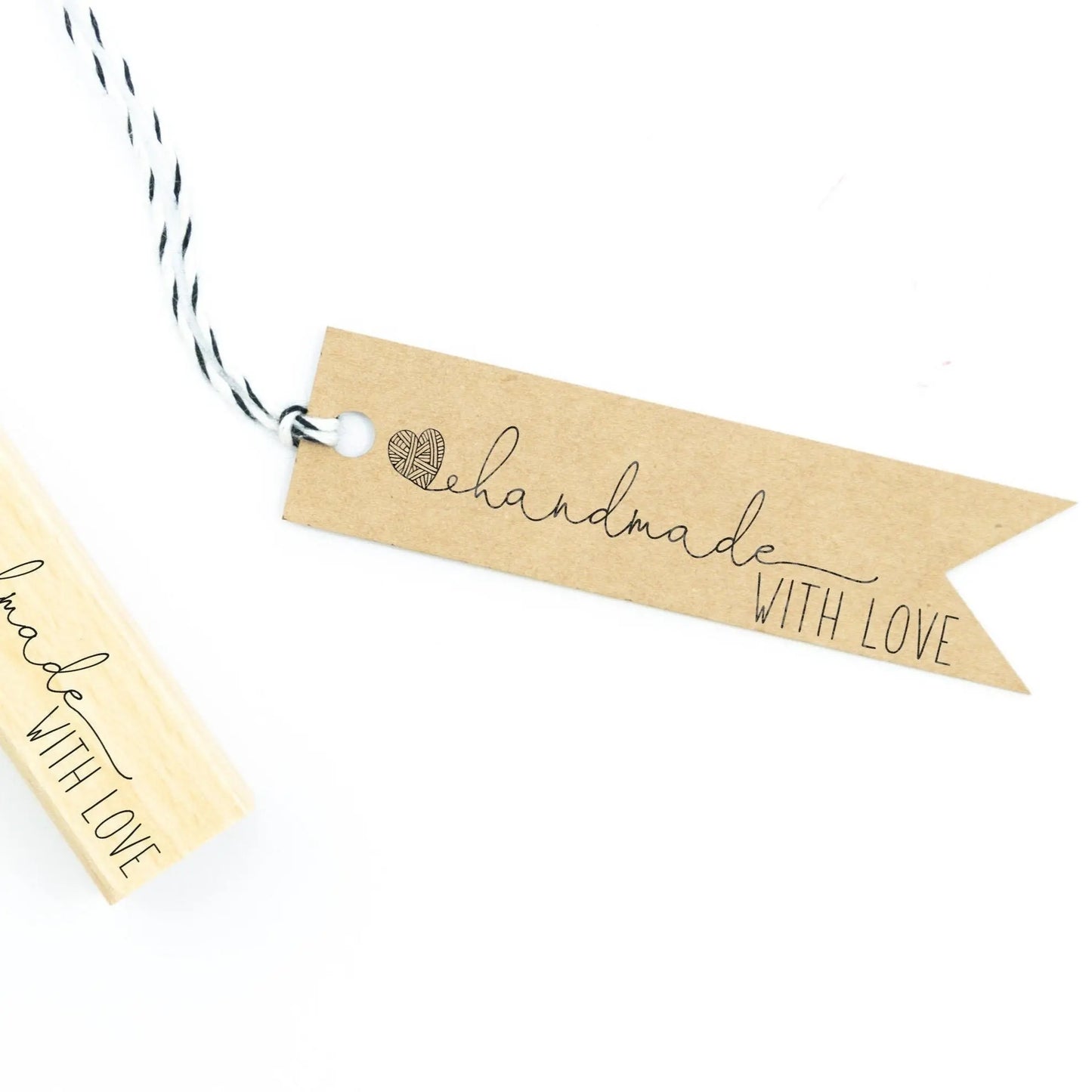 Stempel "handmade WITH LOVE" - IN LOVE WITH PAPER