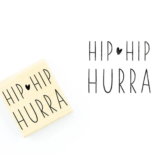 Stempel "HIP HIP HURRA" - IN LOVE WITH PAPER