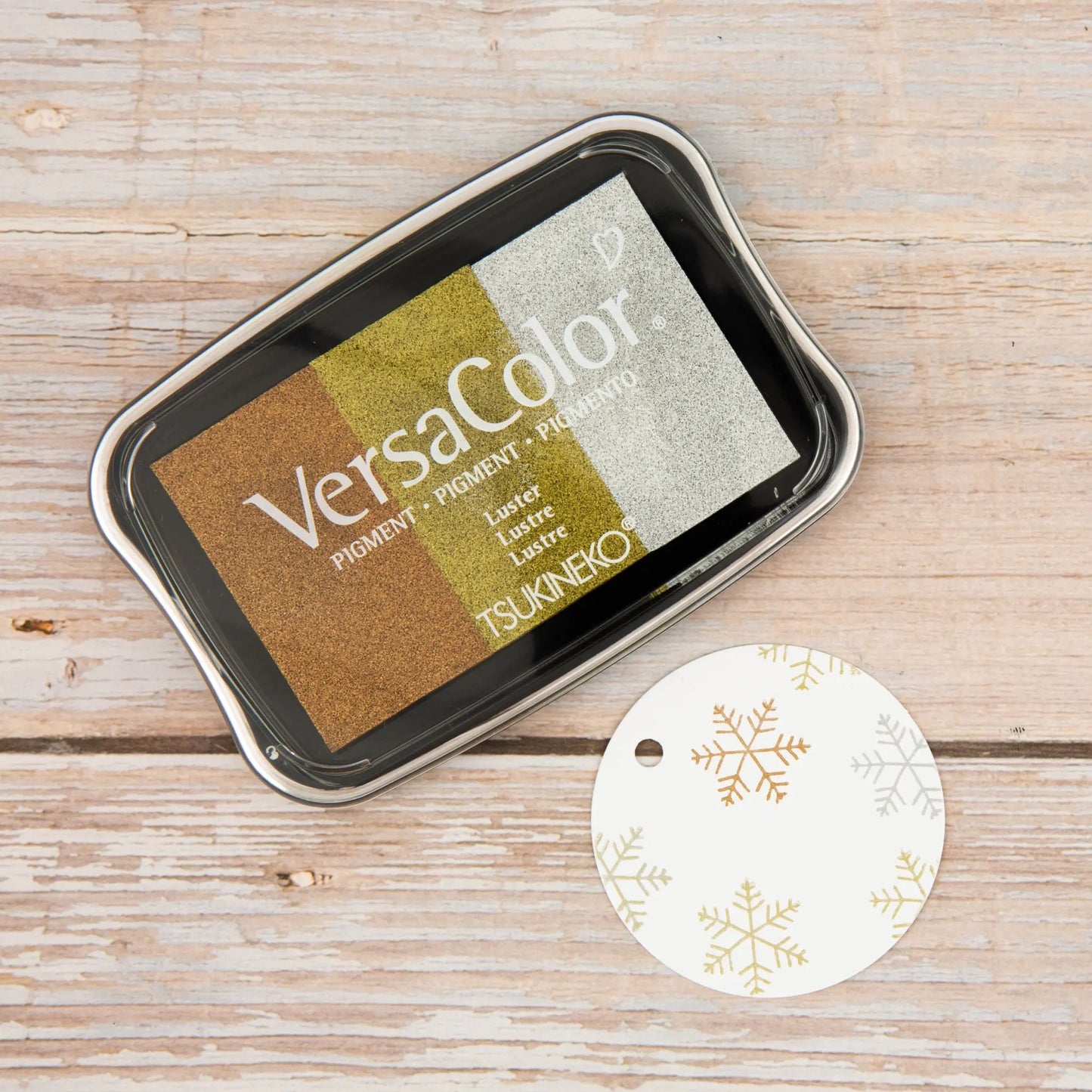 Stempelkissen Gold/Silber/Bronze - Versa Color "Luster" - IN LOVE WITH PAPER
