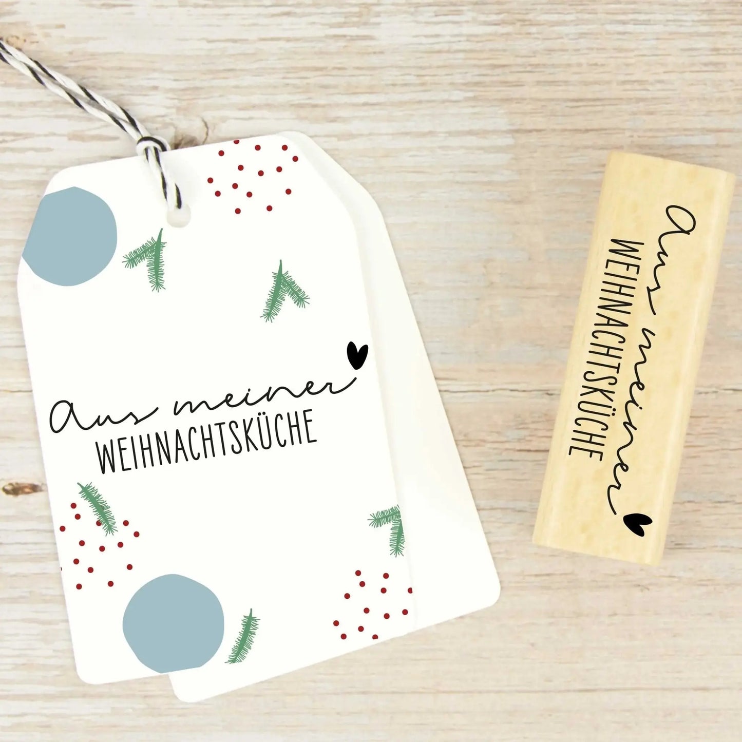 Weihnachtsstempel "Aus meiner Weihnachtsküche" (M067) - IN LOVE WITH PAPER