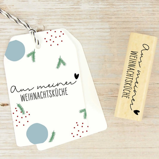 Weihnachtsstempel "Aus meiner Weihnachtsküche" (M067) - IN LOVE WITH PAPER
