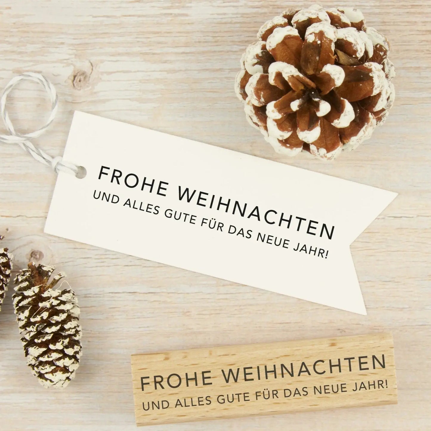 Weihnachtsstempel "Frohe Weihnachten" - IN LOVE WITH PAPER