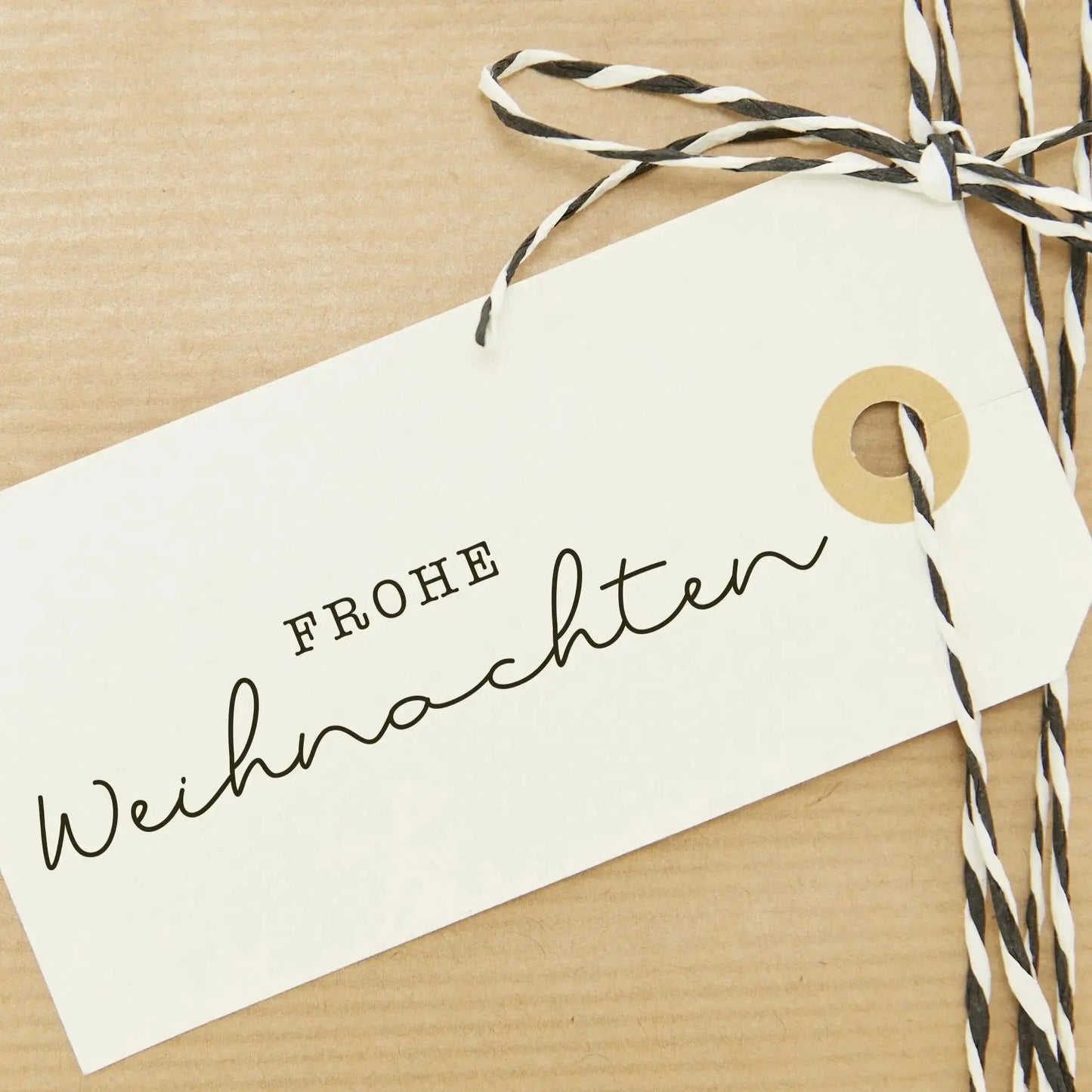 Weihnachtsstempel "Frohe Weihnachten", groß (WS08) - IN LOVE WITH PAPER