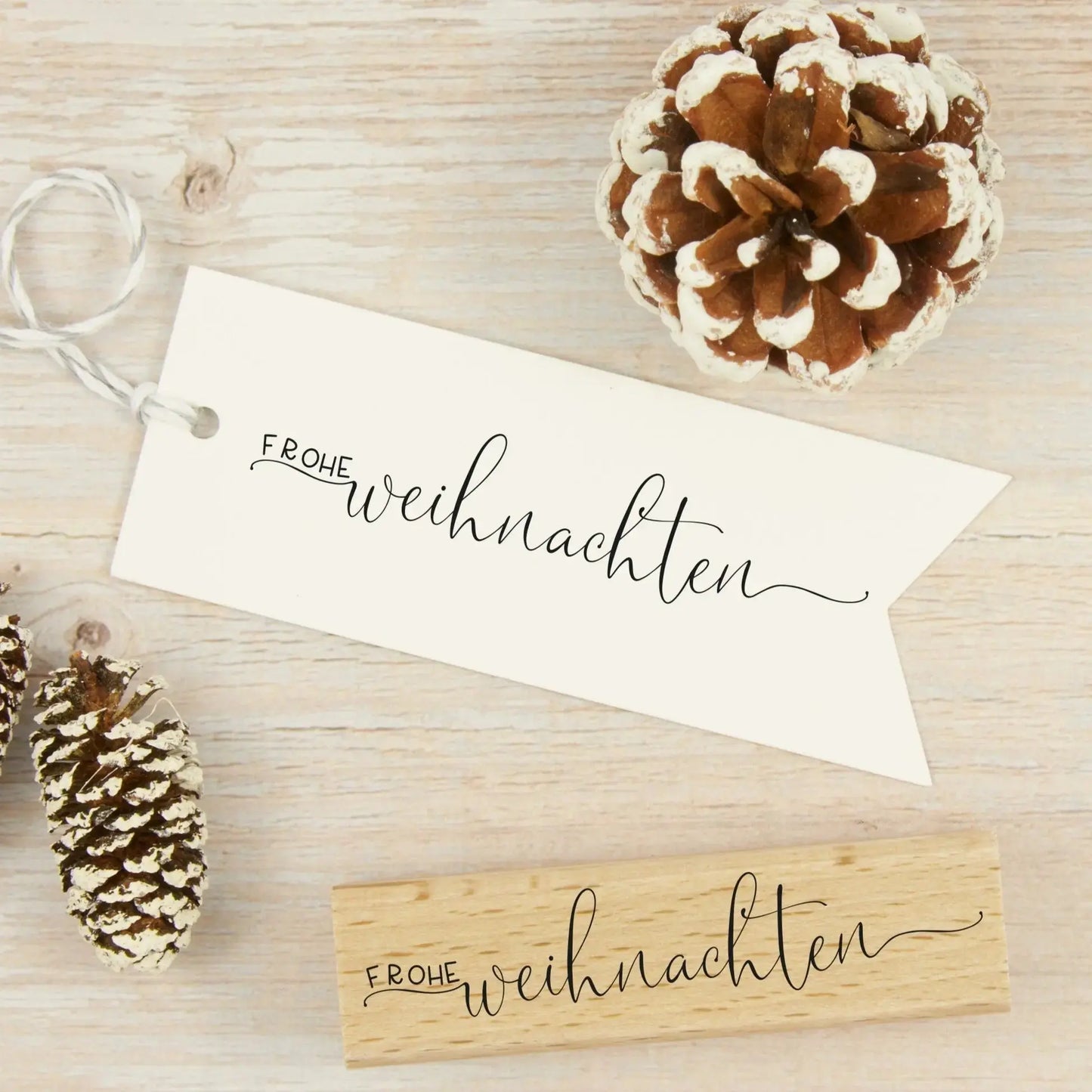 Weihnachtsstempel "Frohe Weihnachten" (WS03) - IN LOVE WITH PAPER