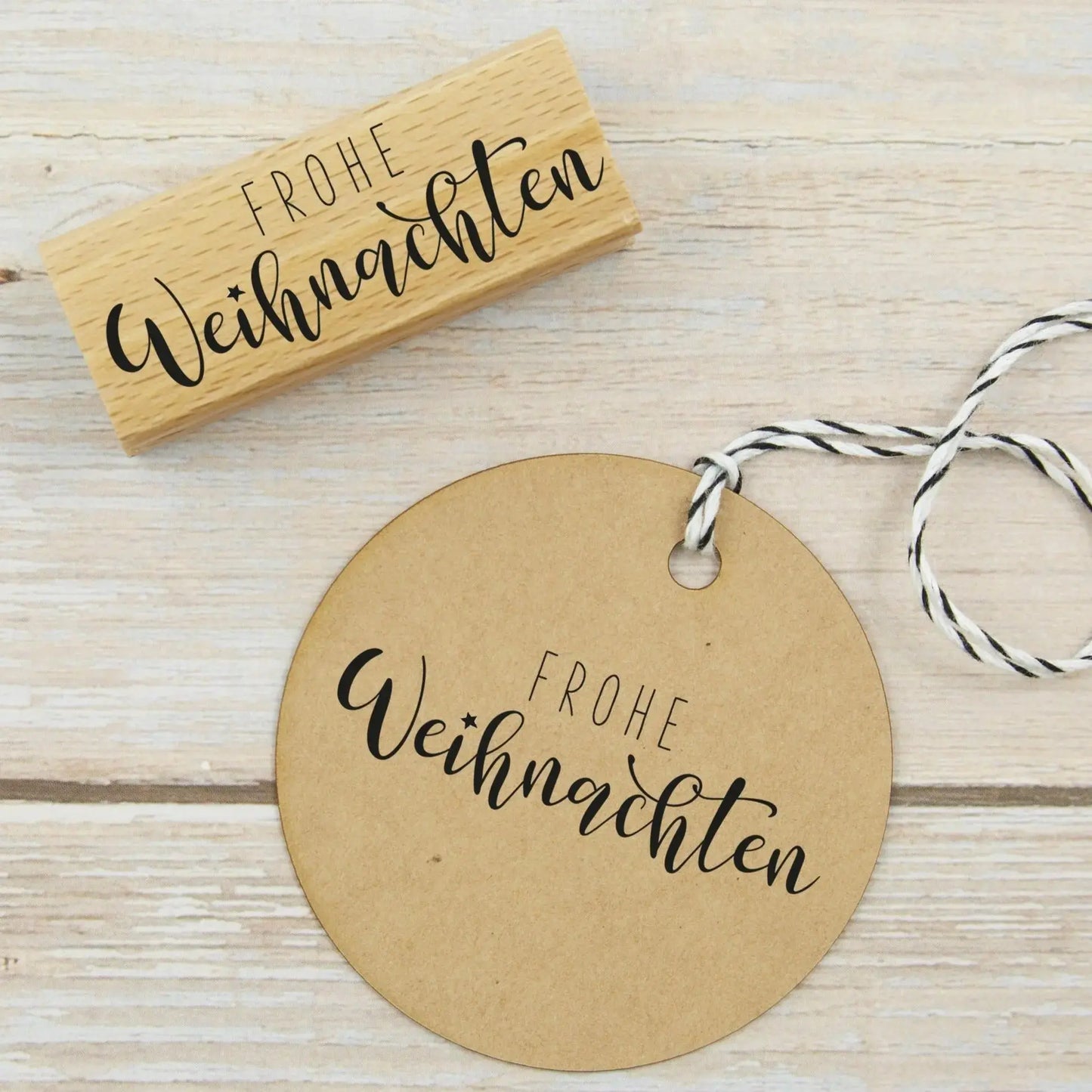 Weihnachtsstempel "Frohe Weihnachten" (WS05) - IN LOVE WITH PAPER