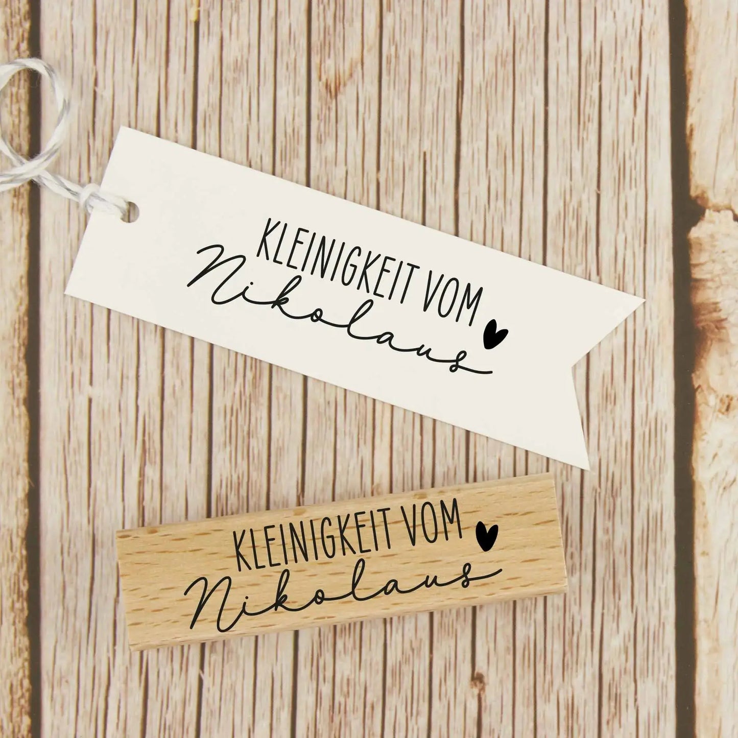 Weihnachtsstempel "Kleinigkeit vom Nikolaus" - IN LOVE WITH PAPER