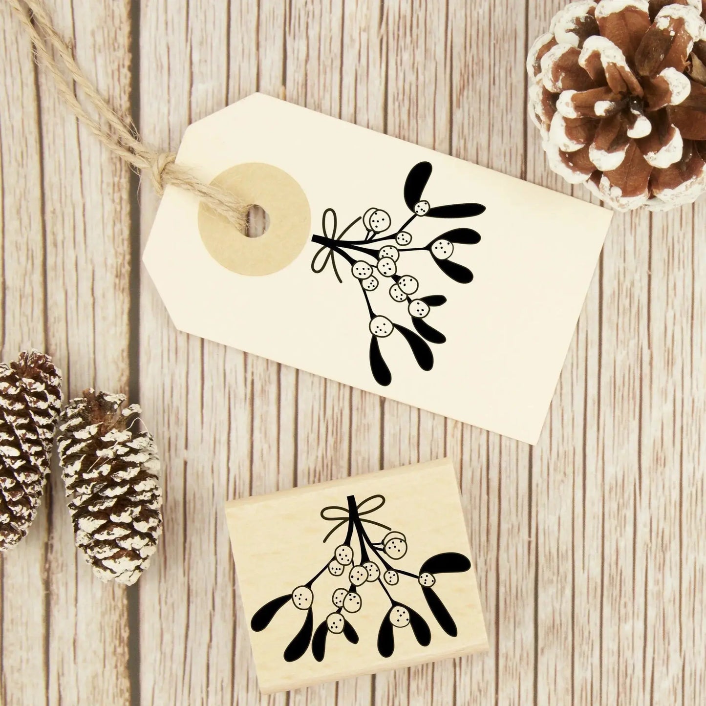 Weihnachtsstempel "Mistelstrauch" - IN LOVE WITH PAPER