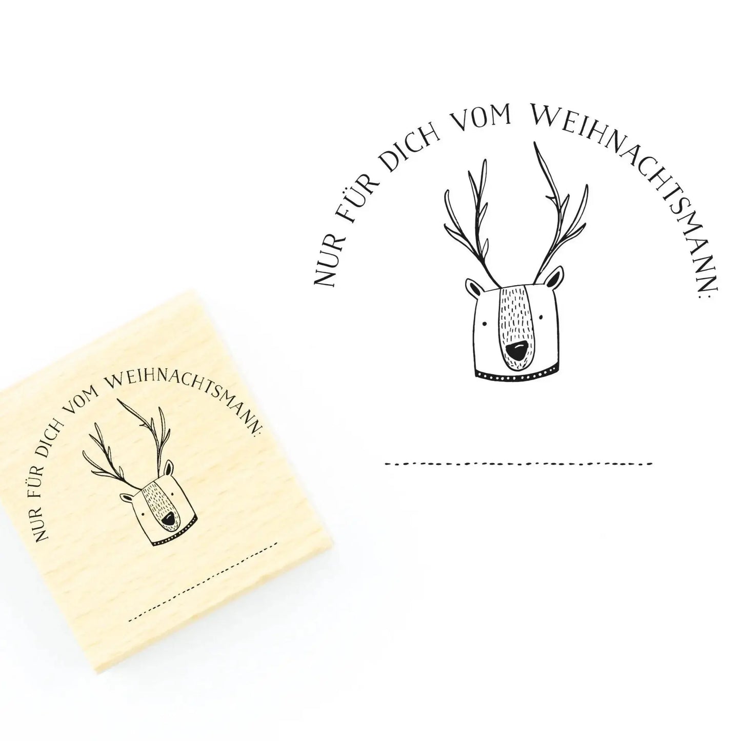 Weihnachtsstempel "Rentier" - IN LOVE WITH PAPER