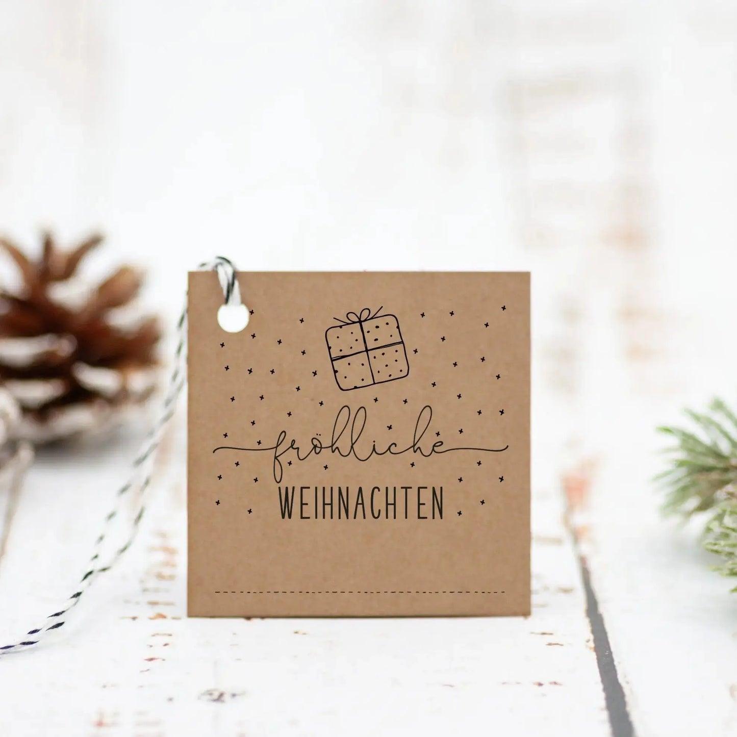 Weihnachtsstempel "Weihnachtsgeschenk" - IN LOVE WITH PAPER