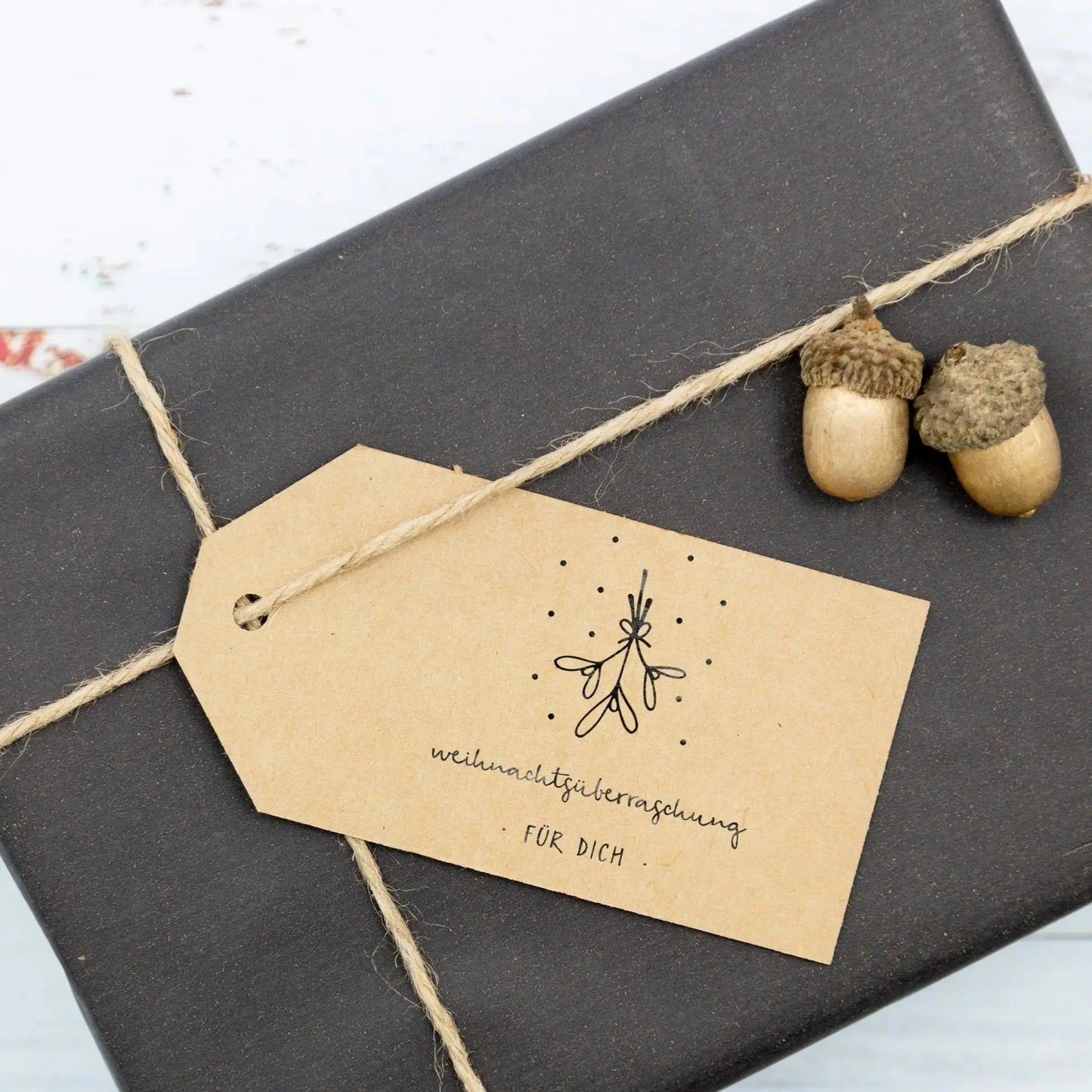 Weihnachtsstempel "Weihnachtsüberraschung für Dich" - IN LOVE WITH PAPER