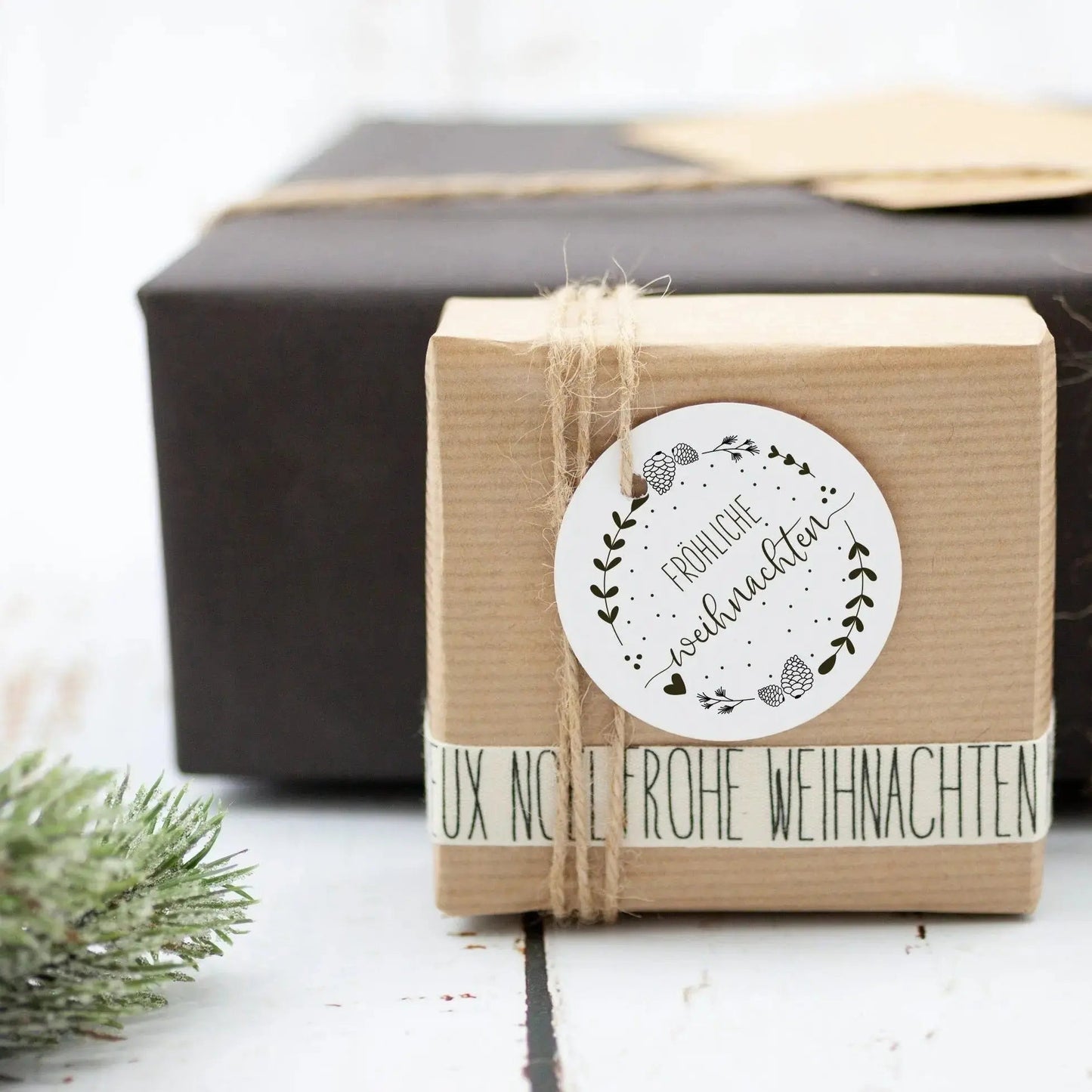 Weihnachtsstempel "Zapfenkranz" - IN LOVE WITH PAPER