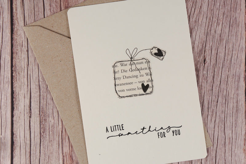 Ein kleiner Gruß, der immer passt - IN LOVE WITH PAPER