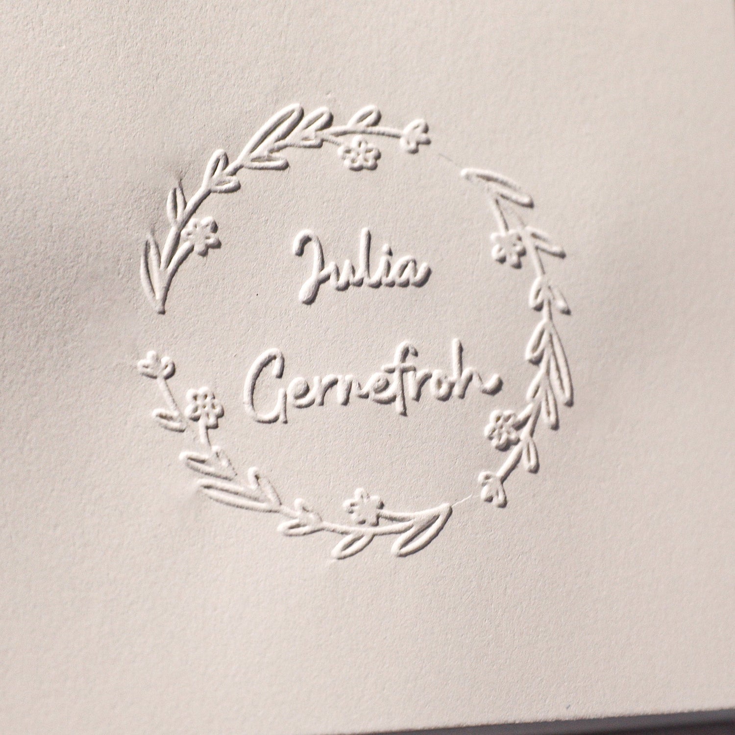 Buchprägestempel – persönliche Ex Libris Präger für Deine Bücher - IN LOVE WITH PAPER