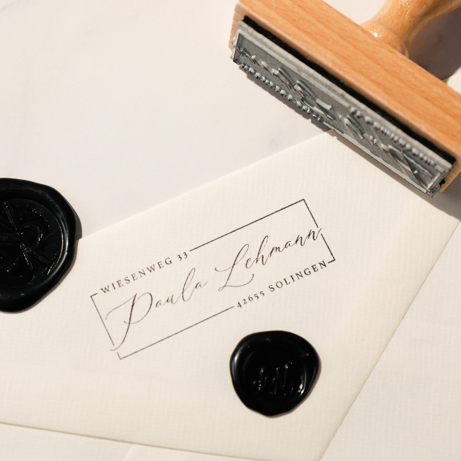 Elegante Adressstempel - IN LOVE WITH PAPER